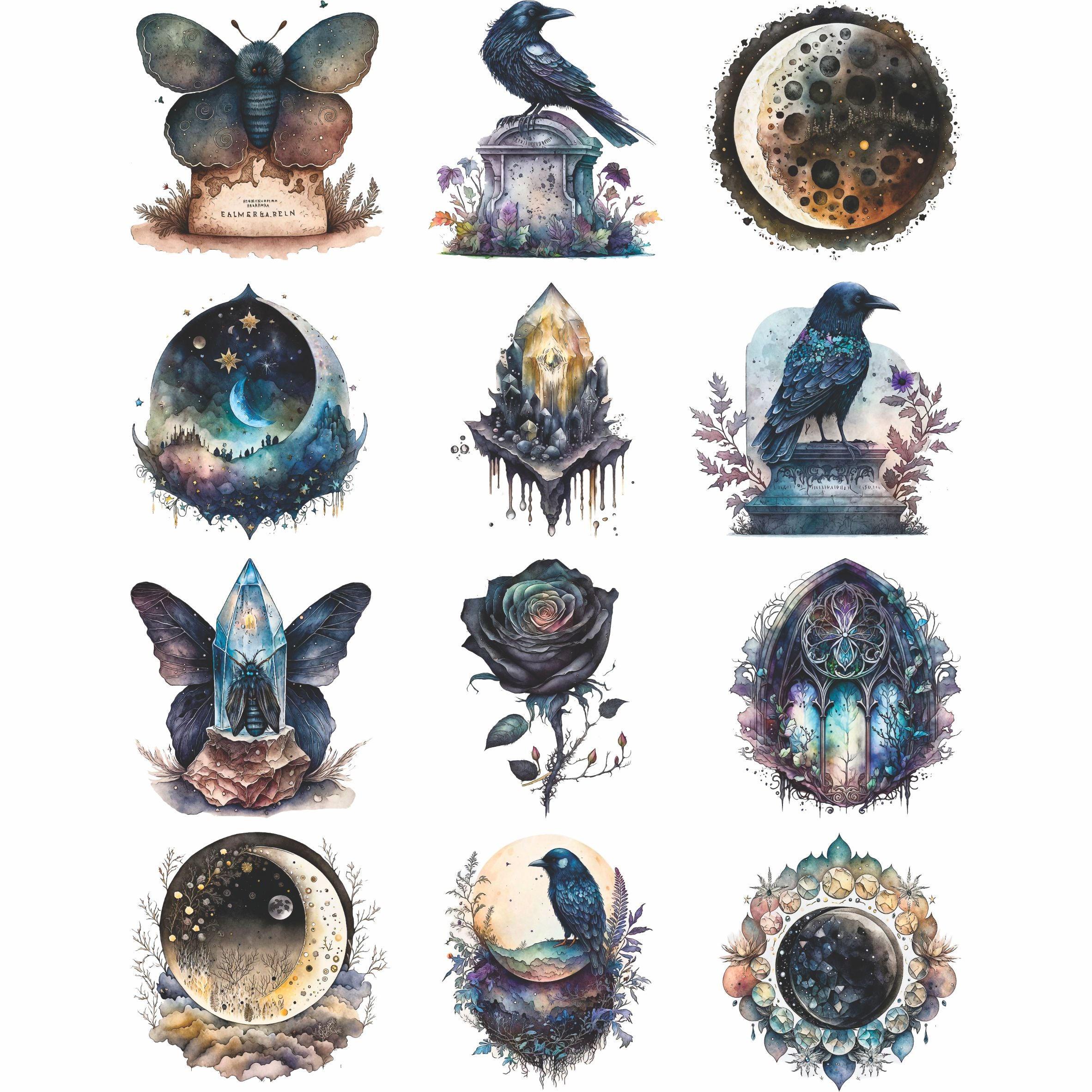 Mystical Moments Rice Paper, 20.32 x 26.67 cm - for Decoupage Crafts