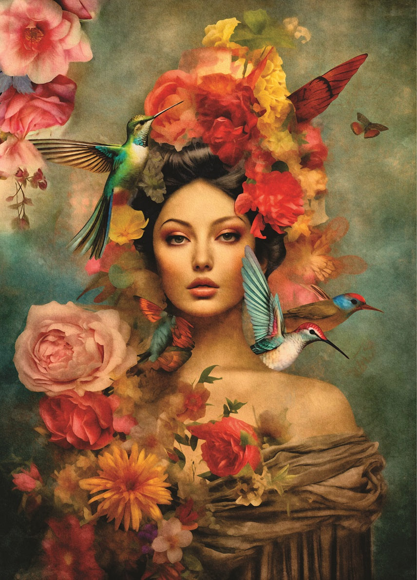 Red Decoupage Rice Paper, 29.21 x 40.64 cm - for Furniture Crafts Print