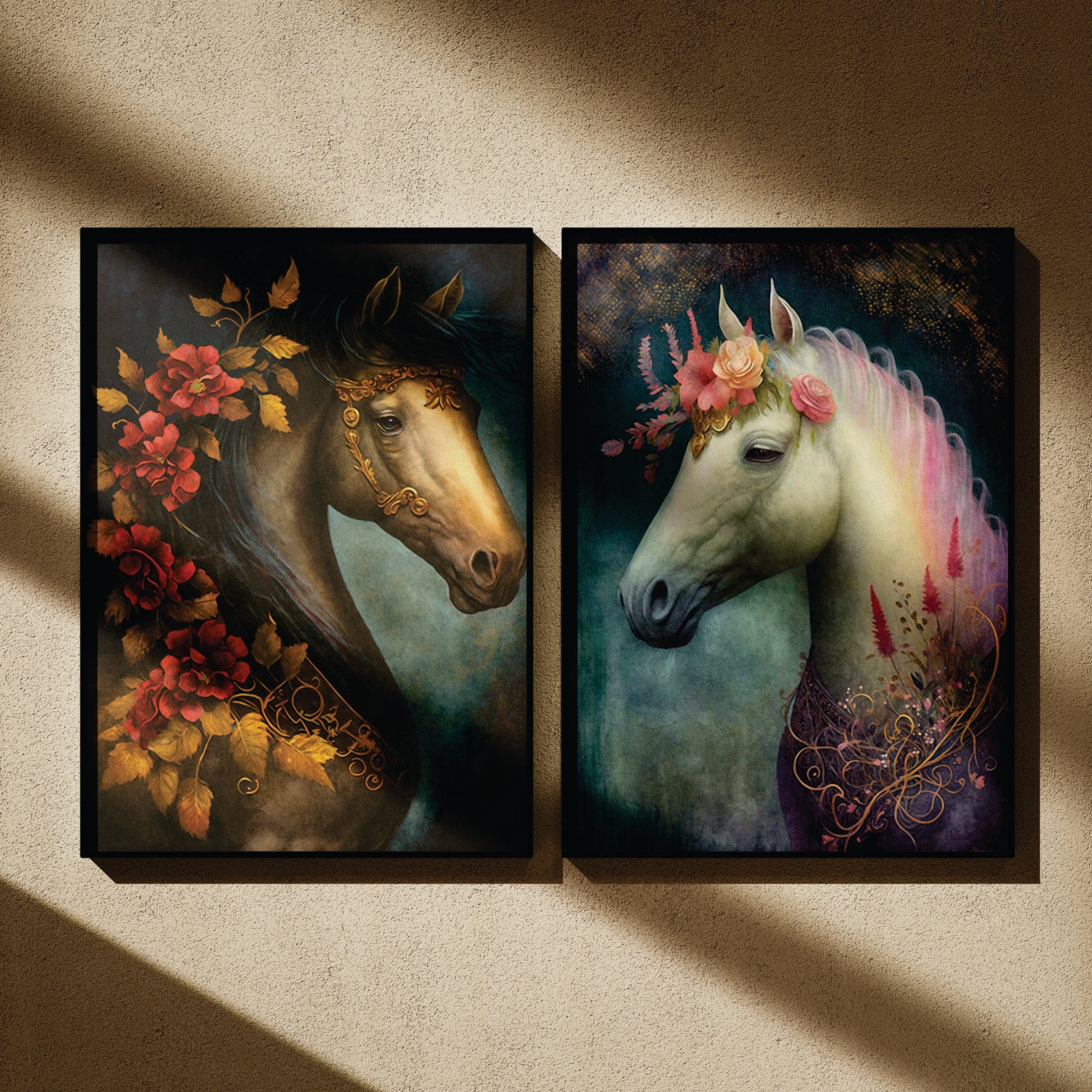 Grey Horse Rice Paper, 29.21 x 40.64 cm - for Decoupage Print Cards Crafts