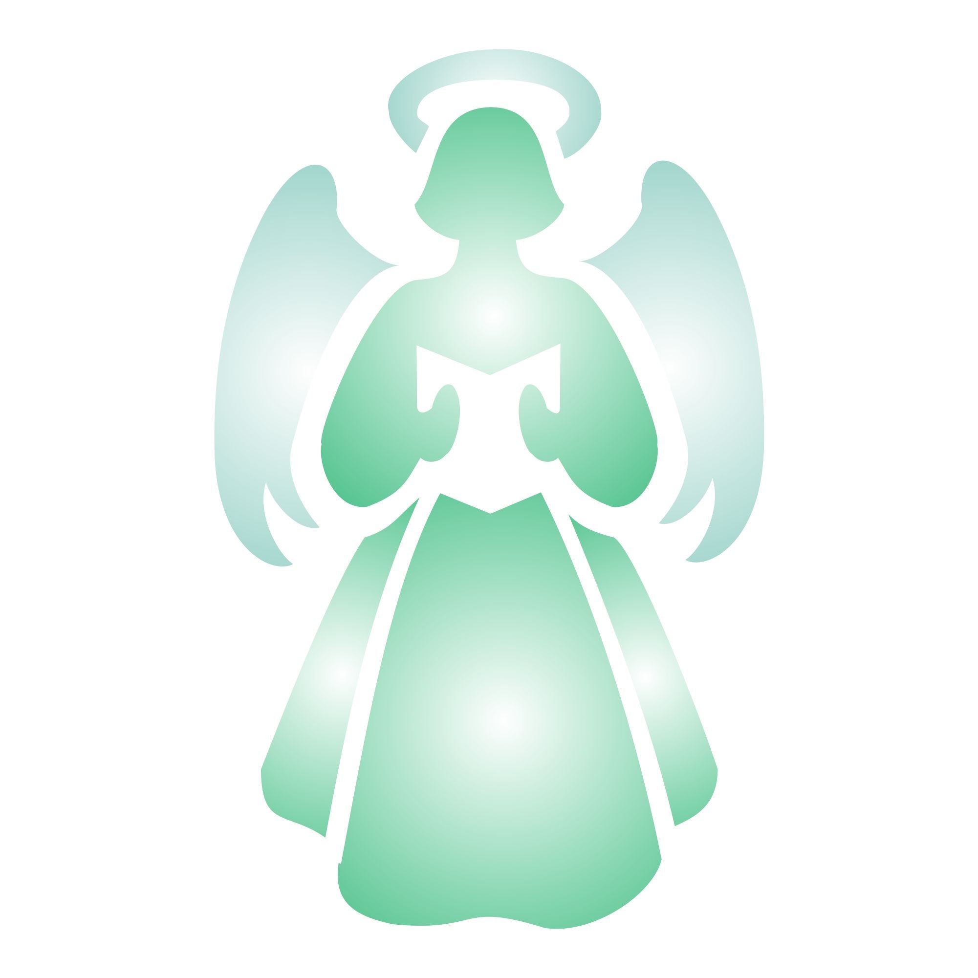 Christmas Angel Stencil, 8.26 x 12.7 cm - Scrapbooking Decor & Card