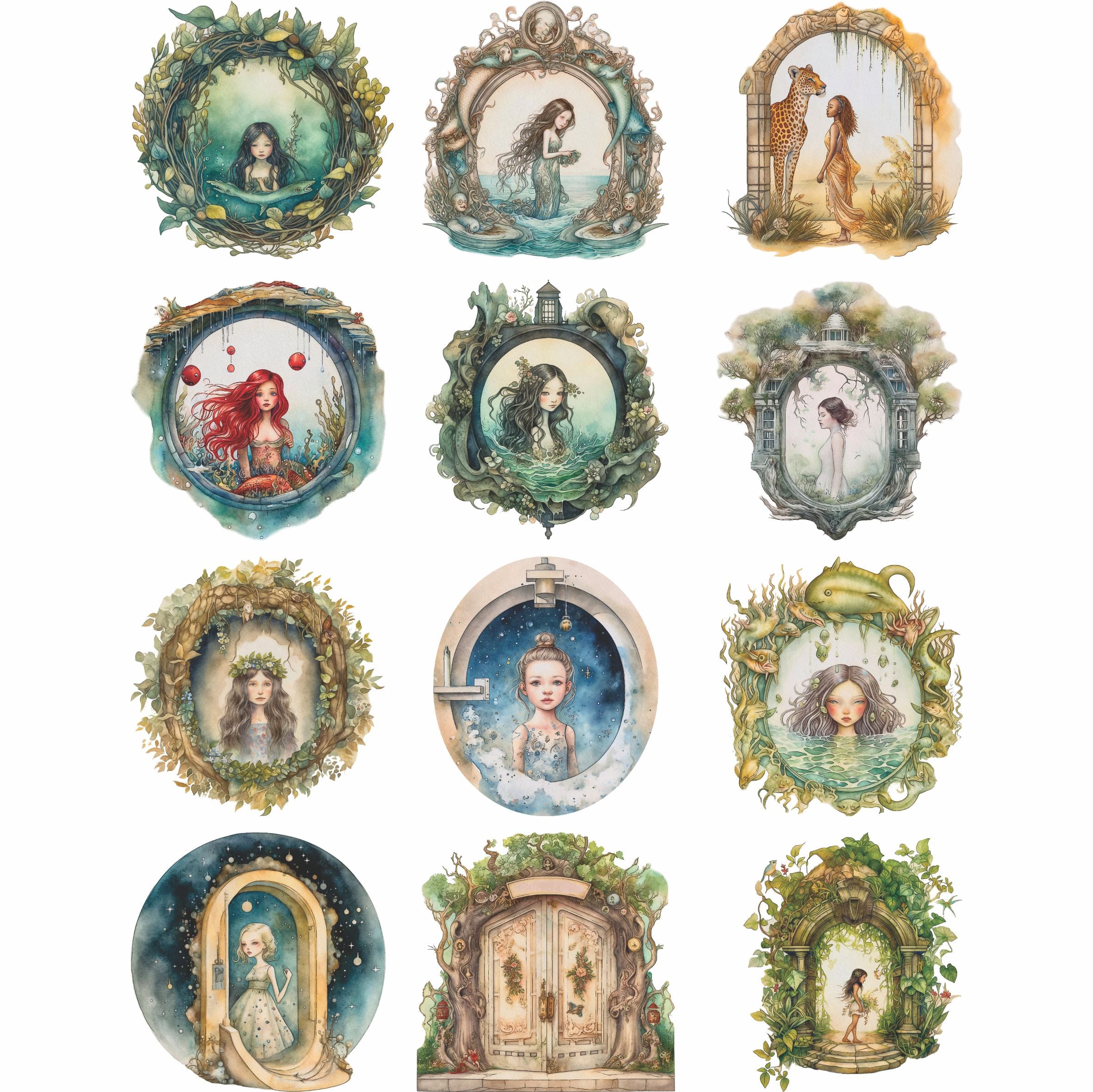 Mystical Moments Rice Paper, 20.32 x 26.67 cm - for Decoupage Crafts