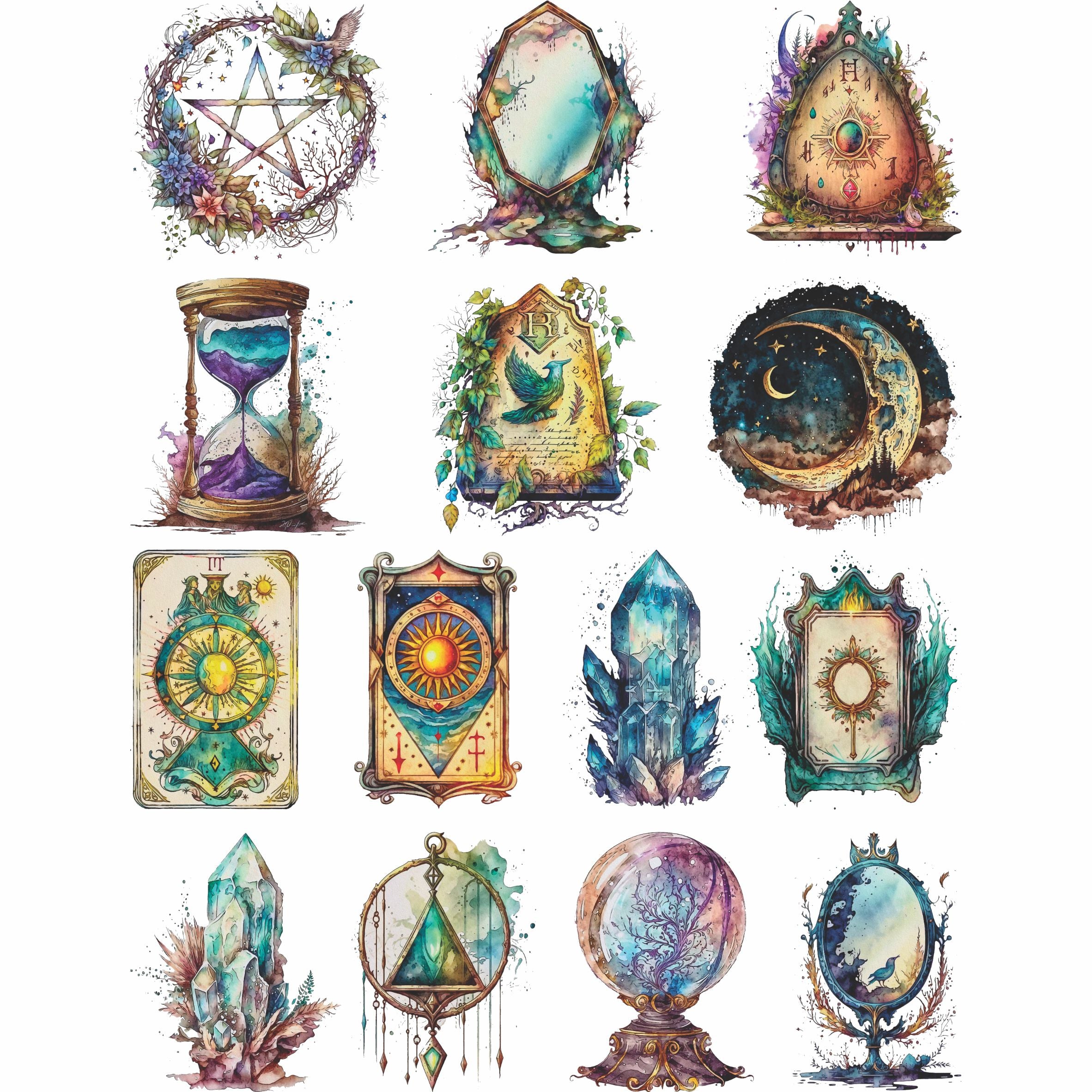 Mystical Moments Rice Paper, 20.32 x 26.67 cm - for Decoupage Crafts