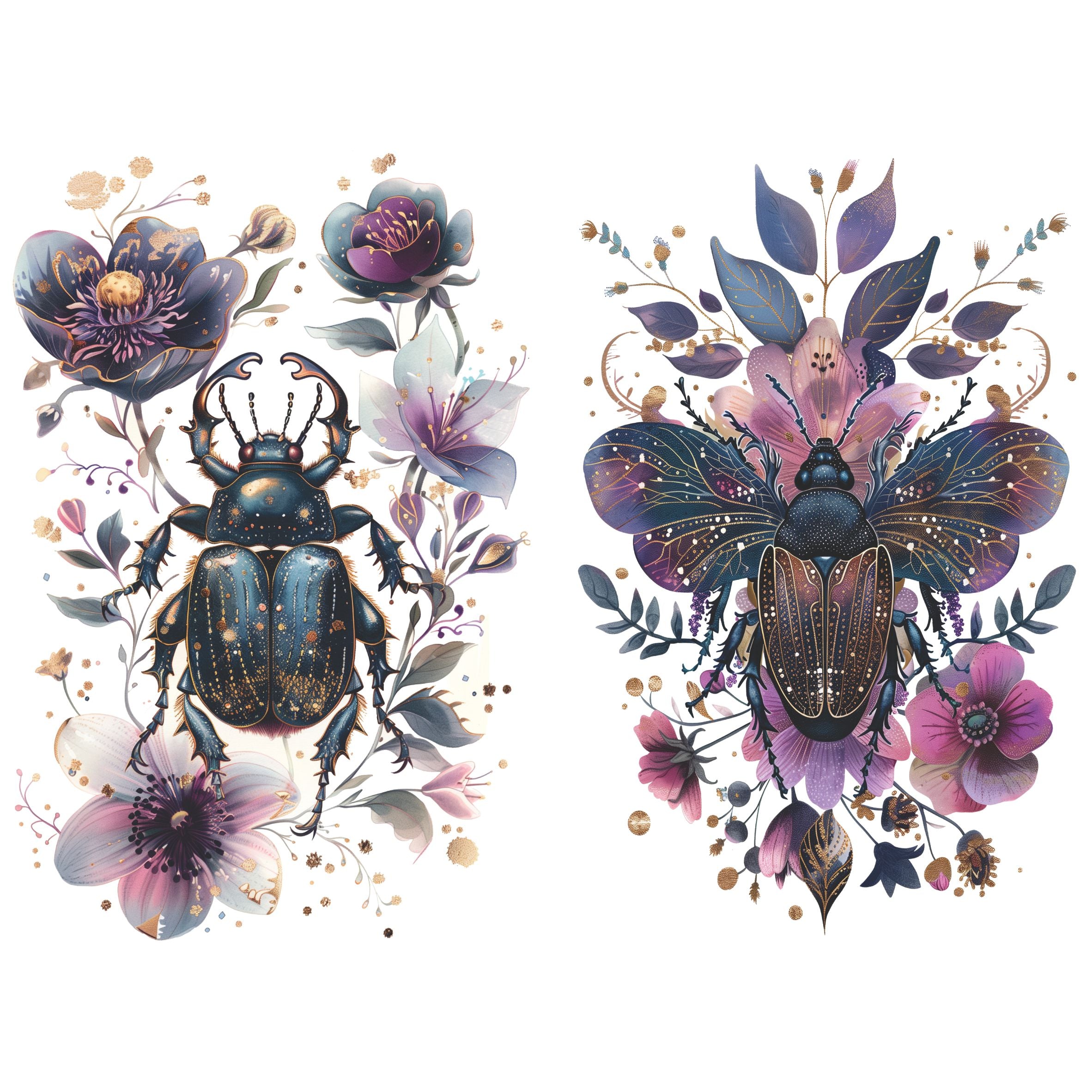 Bugs Decoupage Rice Paper, 20.32 x 26.67 cm - for Decoupage Scrapbooking Craft