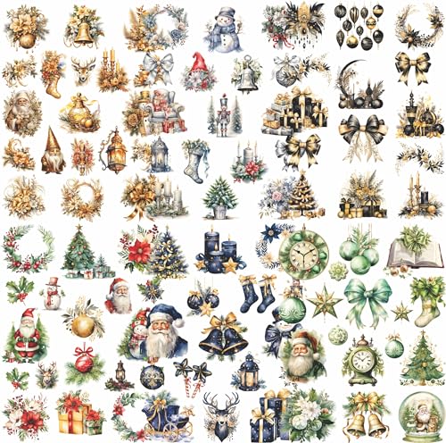 Christmas Colors Mulberry Rice Paper, 20.32 x 26.67 cm - for Decoupage Crafts