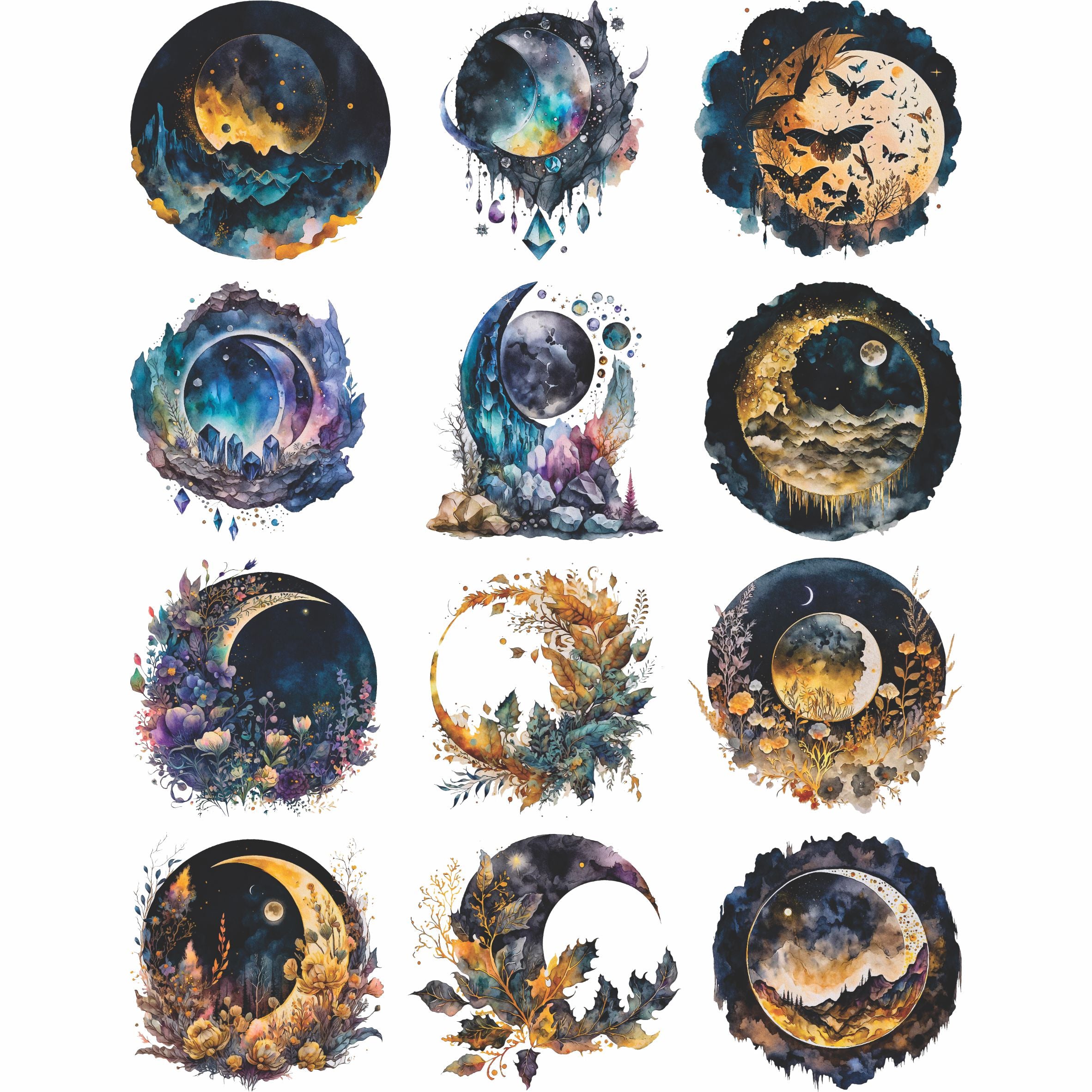 Mystical Moments Rice Paper, 20.32 x 26.67 cm - for Decoupage Crafts