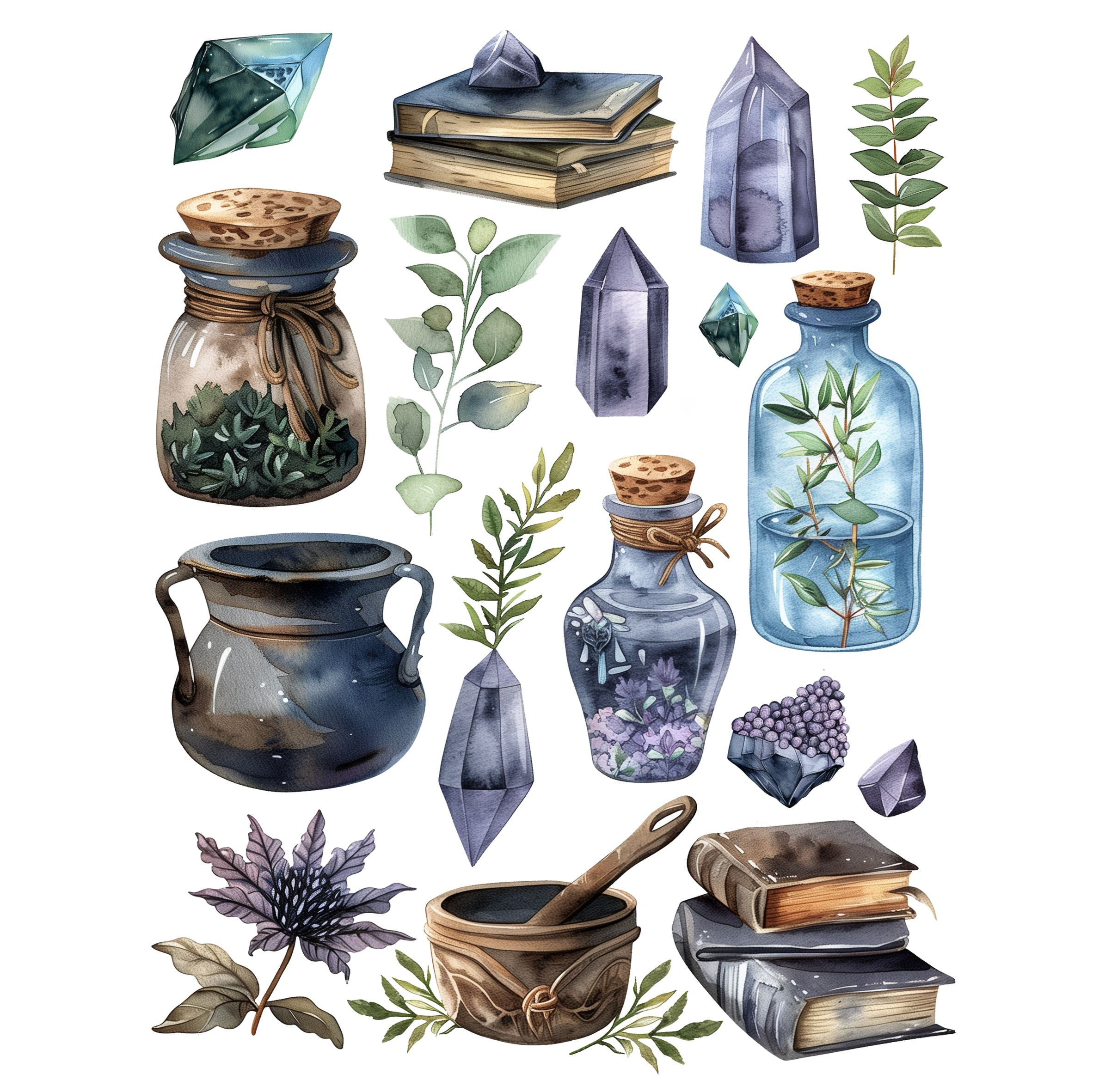 Witchy Decoupage Rice Paper, 20.32 x 26.67 cm - for Decoupage Scrapbooking Craft