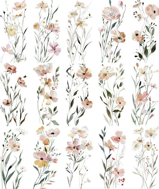 Flowers Rice Paper - Decoupage Scrapbook Cards Crafts