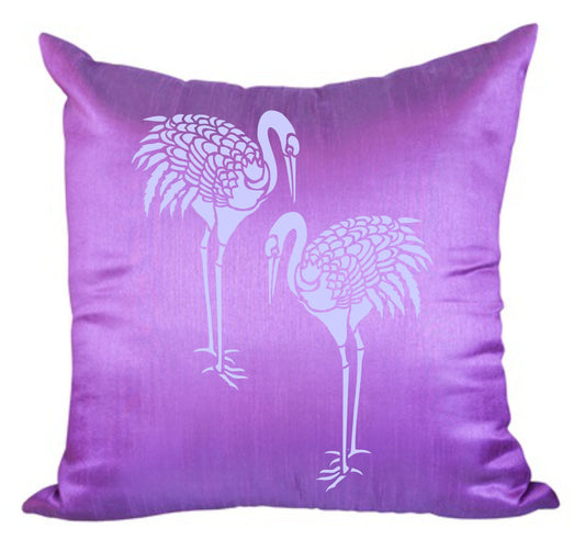 Heron Stencil - 11.5 x 19cm (S) - Reusable Japanese Oriental Crane Bird Wall Stencil Template
