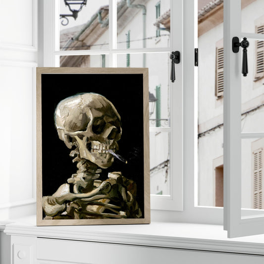 Smokng Skeleton Rice Papers, 29 x 40.3cm – Decoupage Paper Design for Collage, Mixed Media, Card Making & Crafts, Decoupage by CRAFT KREATIVELY