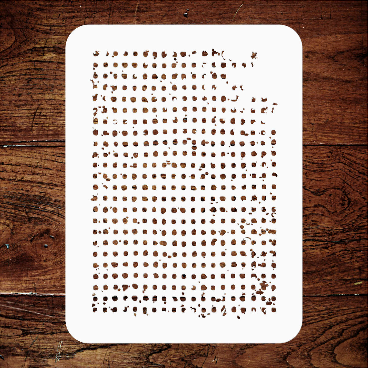 Grunge Dots Layering Stencil, 11.43 x 16.51 cm - Layering use to add Texture and Design