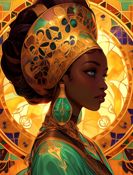 African Girls Rice Papers, 20 x 26.5cm (6 Sheets) – Decoupage Paper 6x Designs for Collage, Mixed Media, Card Making & Crafts, Decoupage by CRAFT KREATIVELY