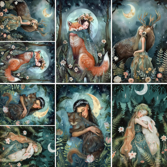 Animal Smalls Rice Papers – Decoupage Paper 16x Designs for Collage, Mixed Media, Card Making & Crafts, Decoupage by CRAFT KREATIVELY