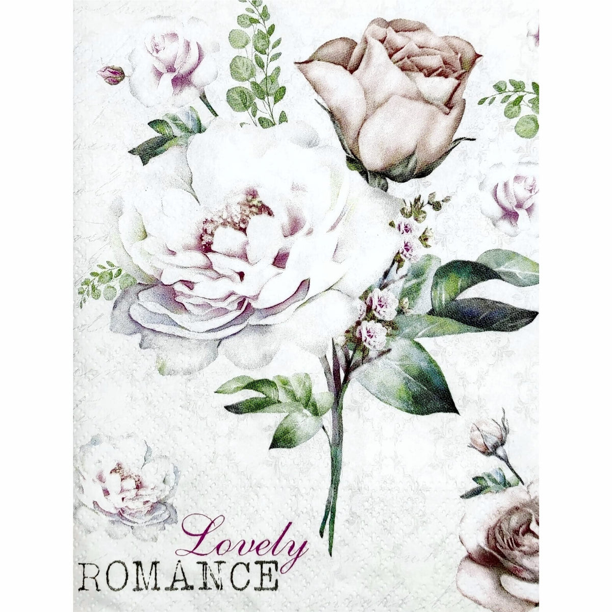 Rose Theme Rice Paper, 20 x 26,6cm (6pc) - 6 Designs for Scrapbooking Cards Crafts, Decoupage by CRAFT KREATIVELY