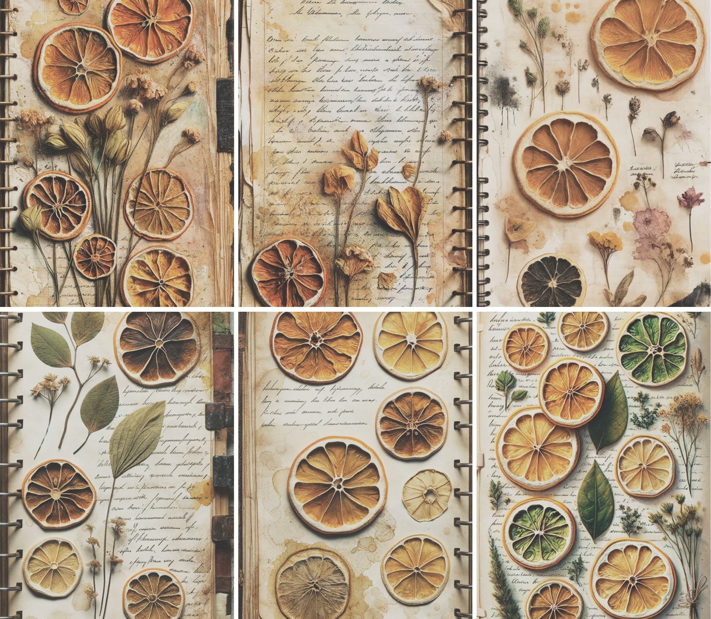 Dried Fruit Rice Paper, 20.32 x 26.67 cm - for Decoupage Scrapbooking Cards Crafts