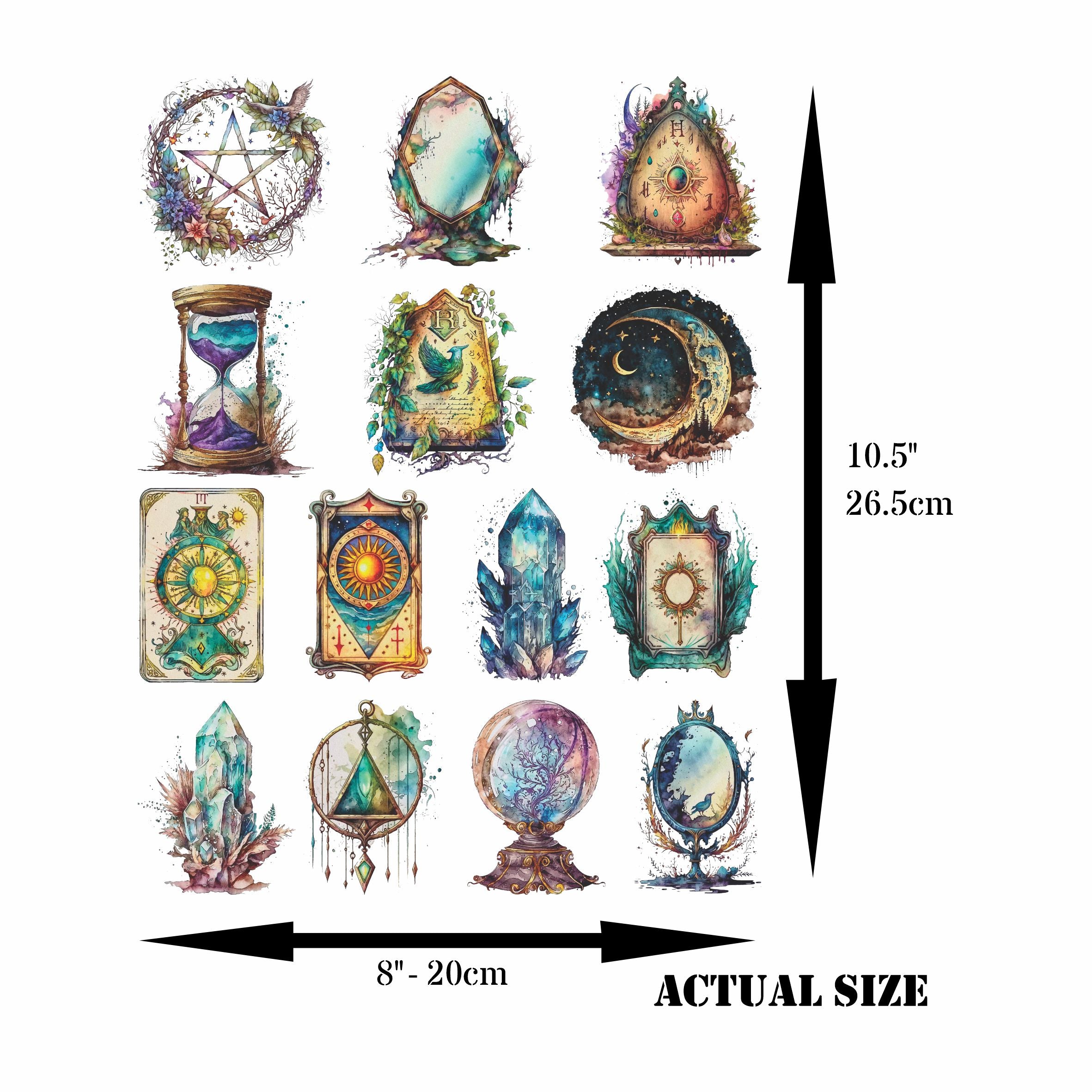 Mystical Moments Rice Paper, 20.32 x 26.67 cm - for Decoupage Crafts