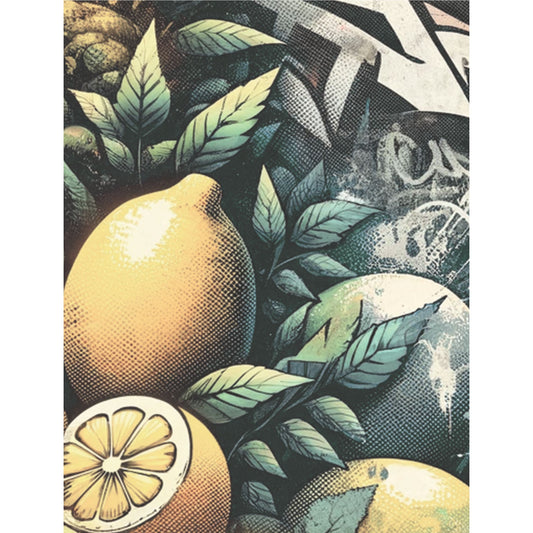Lemons Rice Paper, 20.32 x 26.67 cm - for Decoupage Scrapbooking Cards Crafts