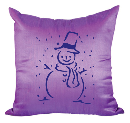 Snowman Stencil - Christmas Scrapbooking Decor & Card