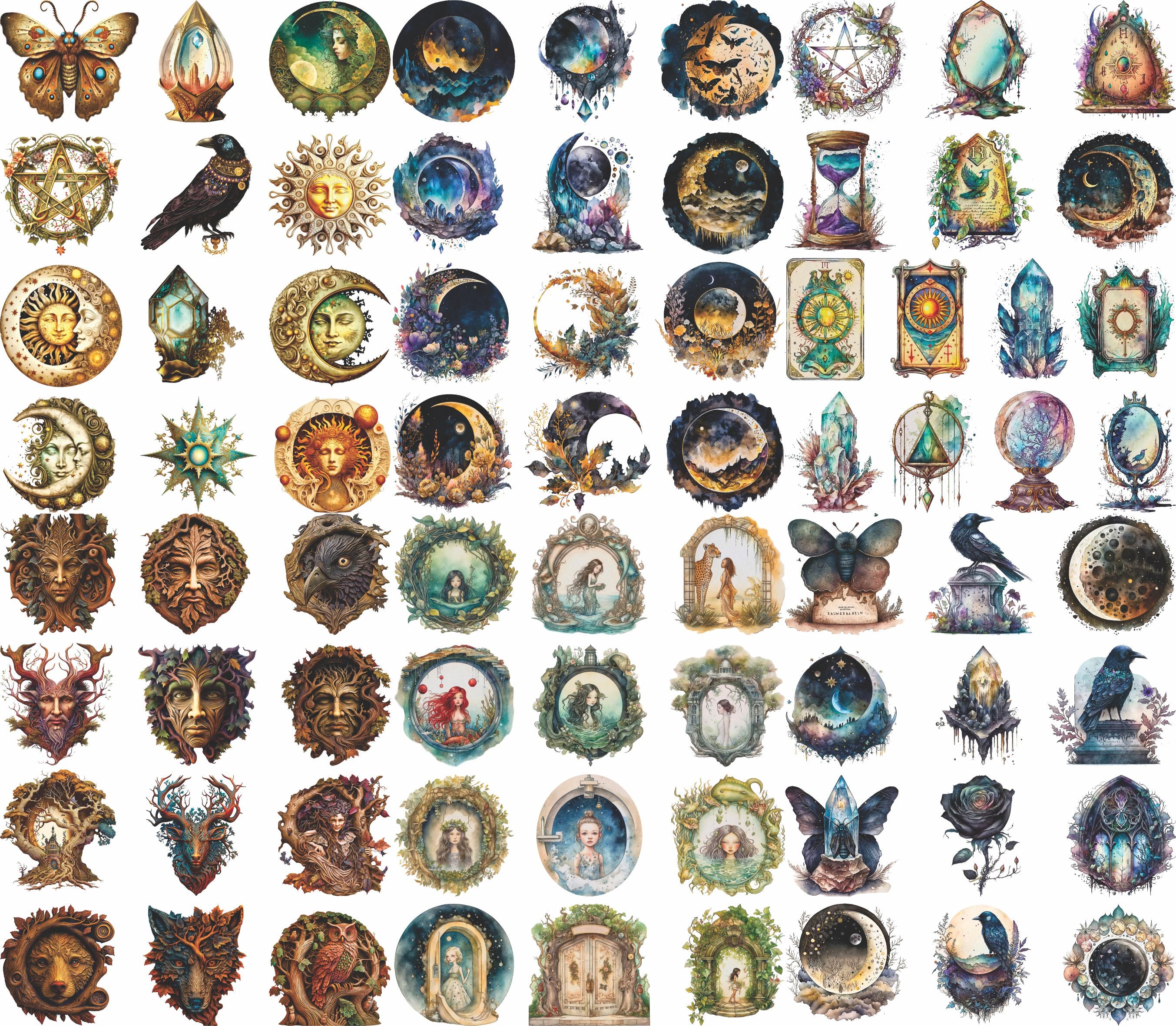 Mystical Moments Rice Paper, 20.32 x 26.67 cm - for Decoupage Crafts