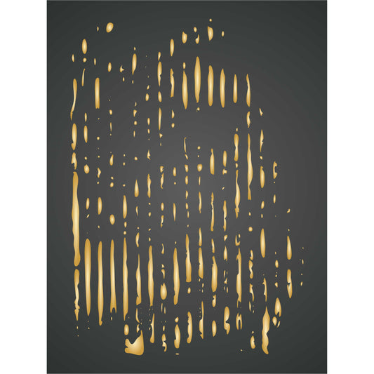 Grunge Lines Layering Stencil, 11.43 x 16.51 cm - Layering use to add Texture and Design