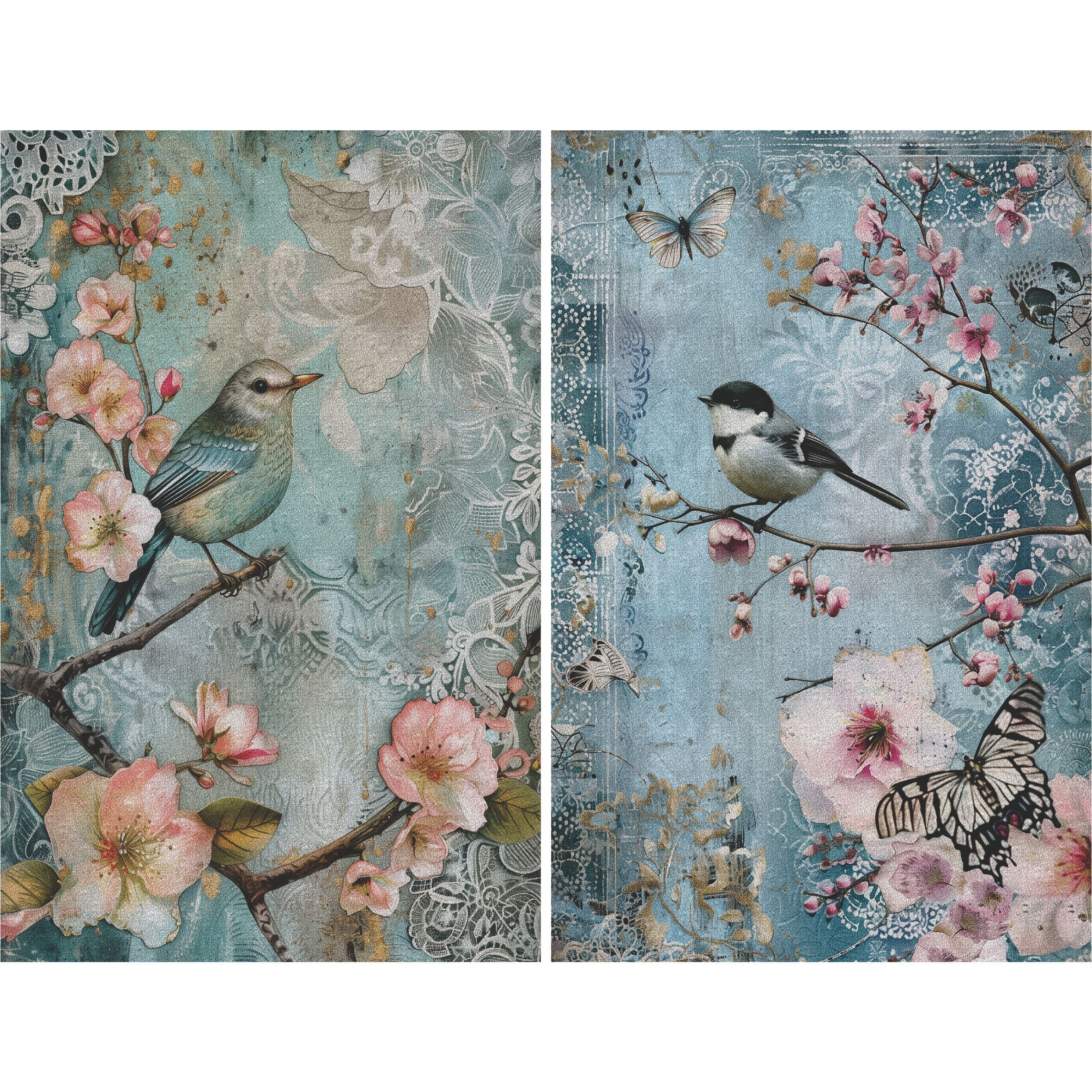 Sakura Decoupage Rice Paper, 20.32 x 26.67 cm - for Scrapbooking Cards Crafts