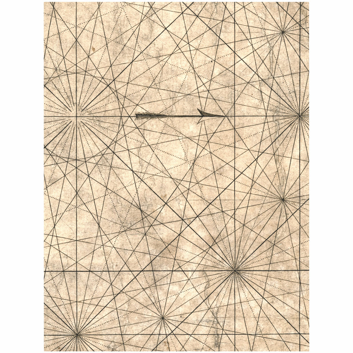 Vintage Background Rice Paper- 6 Unique Printed Mulberry Paper Pages 30gsm