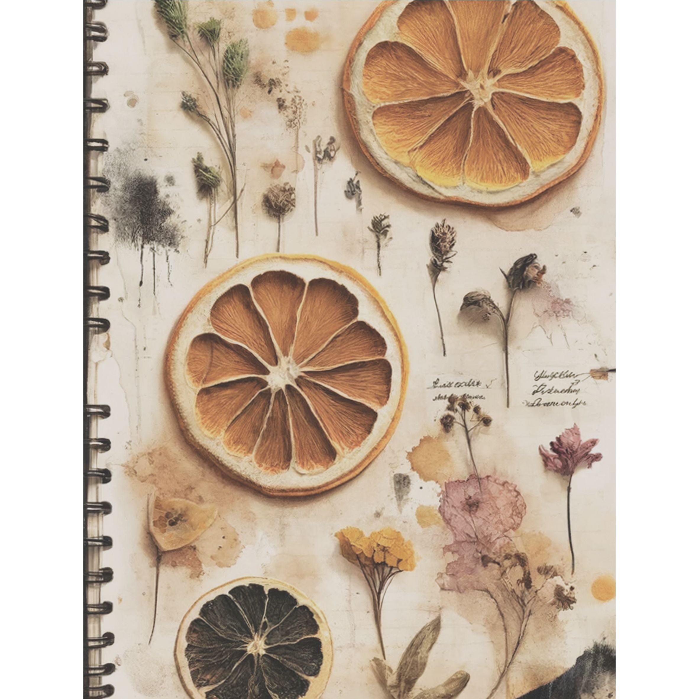 Dried Fruit Rice Paper, 20.32 x 26.67 cm - for Decoupage Scrapbooking Cards Crafts