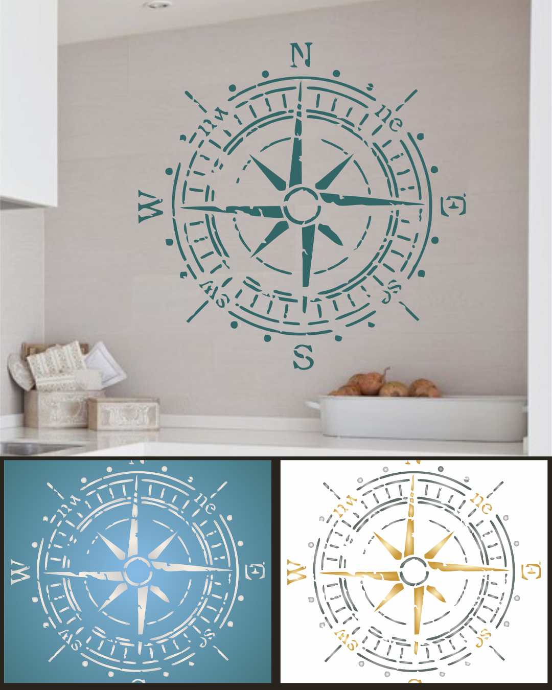 Stencils - Create clean, professional designs on furniture, walls & décor.