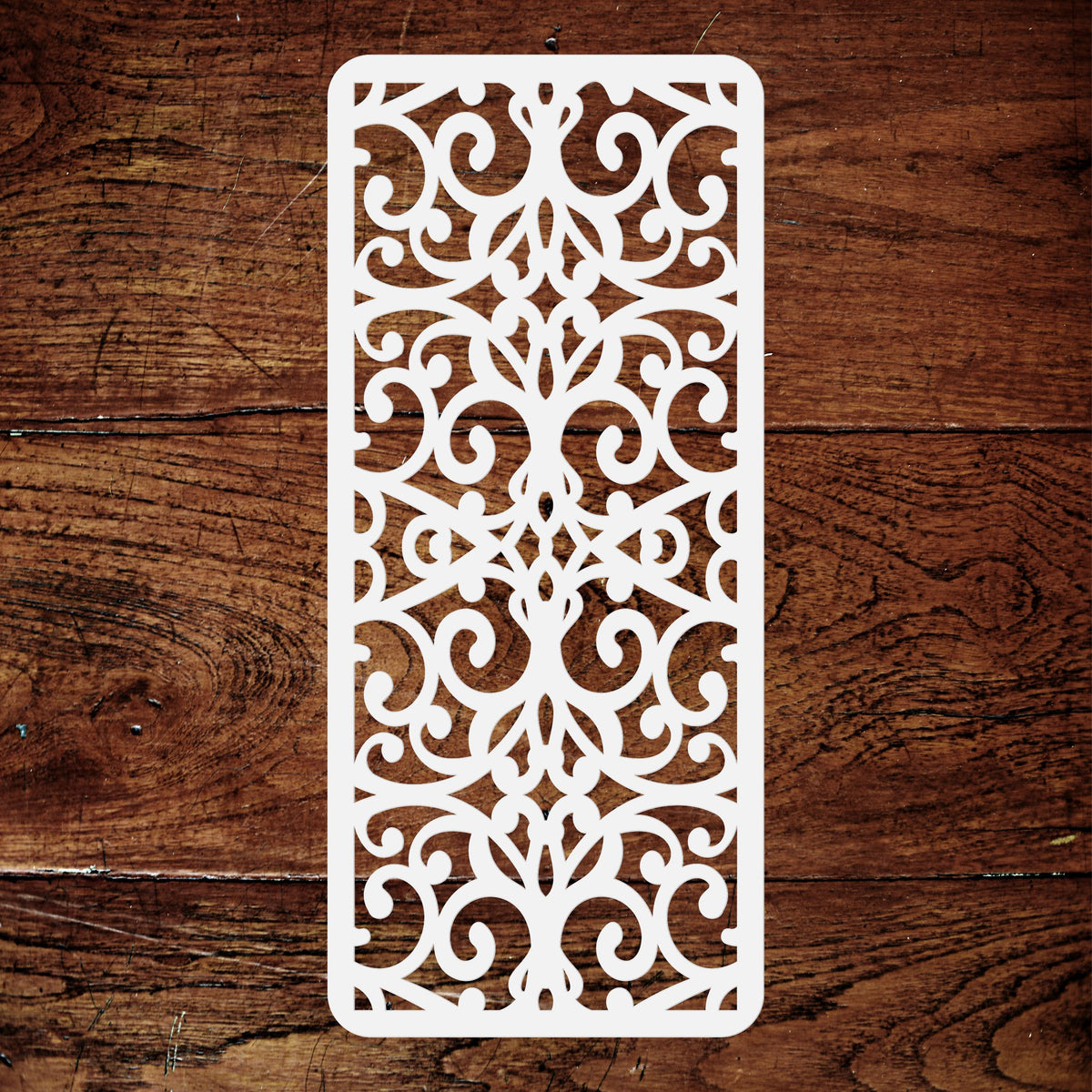 Slimline Panel Stencil, 10.16 x 22.86 cm - Screen Panel Card Making Slimline DiesCards Template