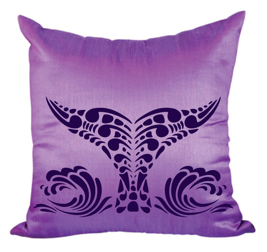 Whale Tail Stencil - Tribal Ethnic Maori Orca Blue Whale