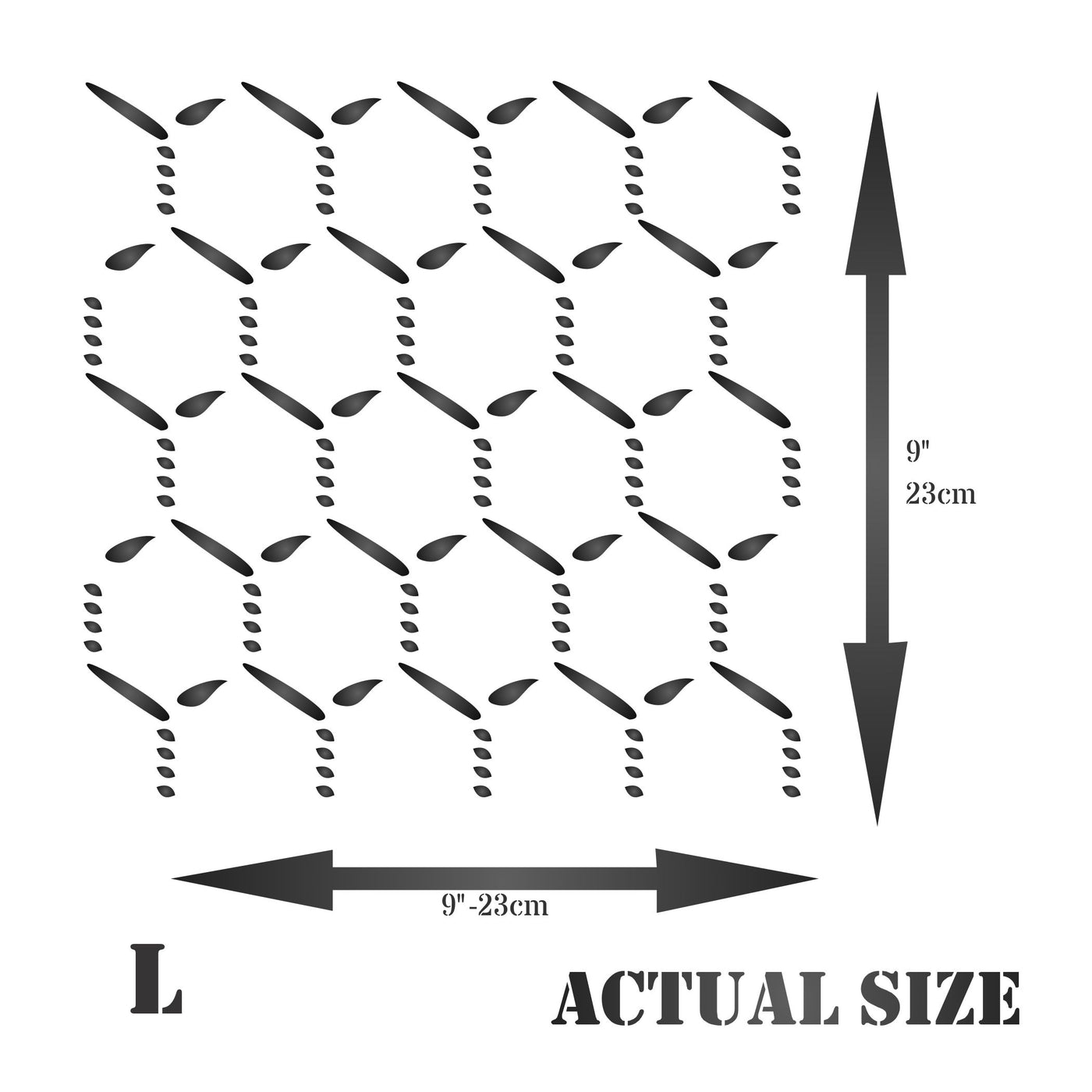 Chicken Wire Stencil - Mix Media Layering Wire