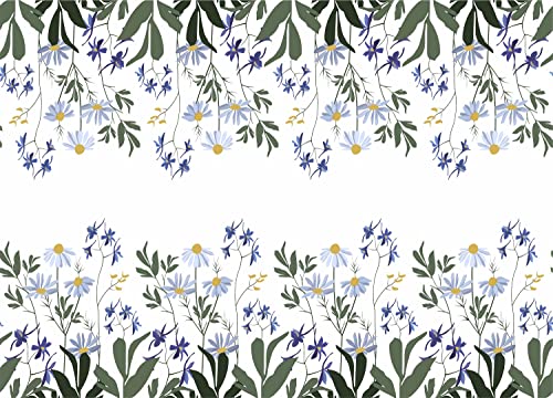 Blue Border Rice Paper, 11.5 x 16 inch - to Decoupage Furniture Crafts