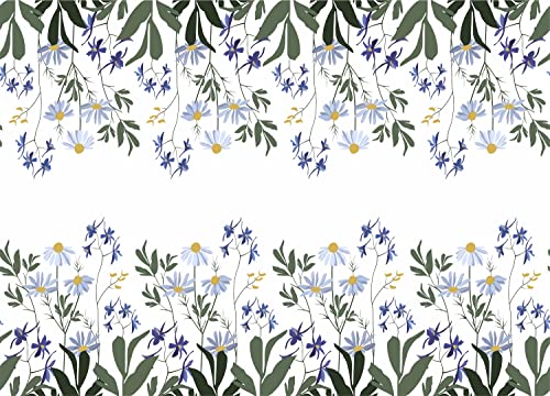 Blue Border Rice Paper, 29.21 x 40.64 cm - to Decoupage Furniture Crafts
