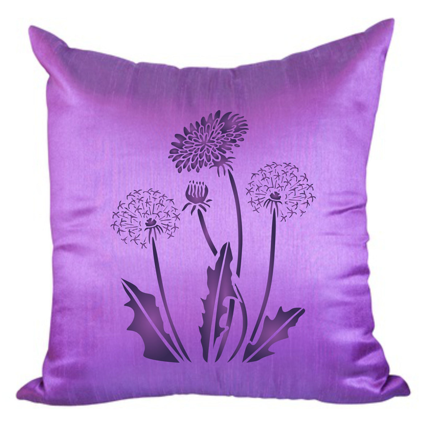 Dandelion Stencil - Dandilion Puff with Flower