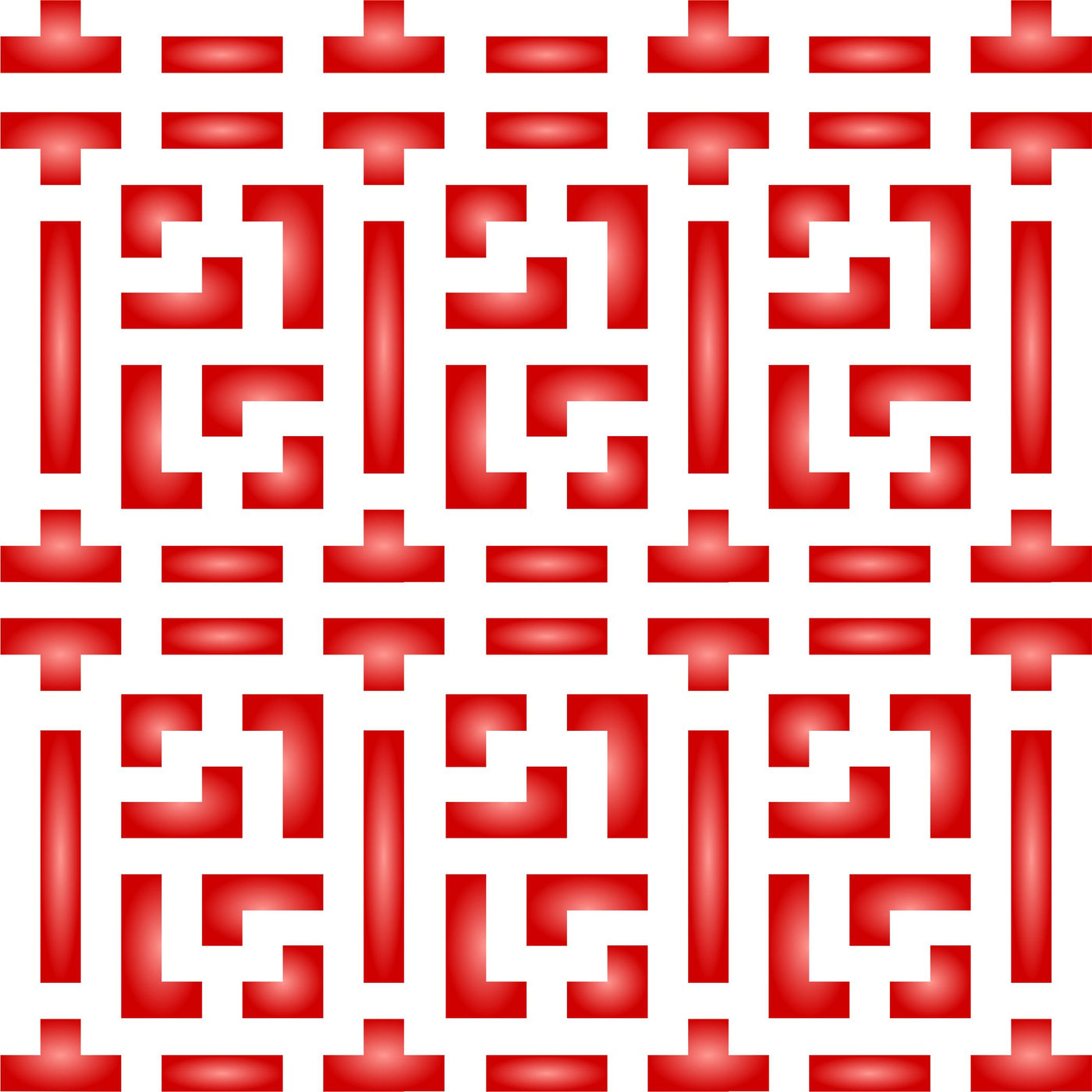 Chinese Lattice Stencil - Asian Allover Trellispaper