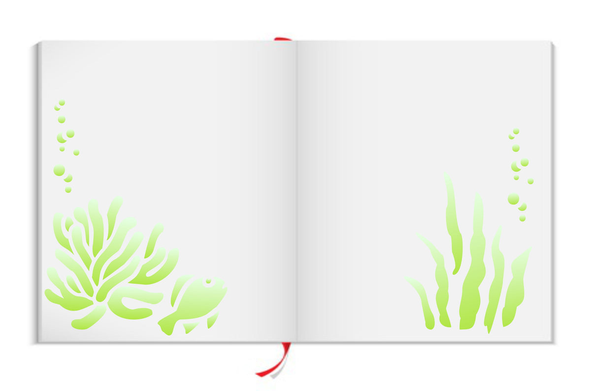 Tropical Fish Stencil - Scrapbooking Tropical Fish Decor