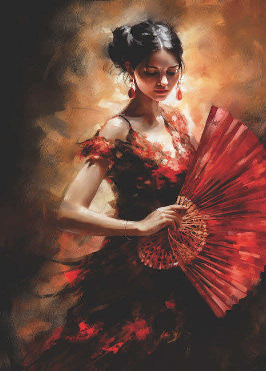Flamenco Rice Paper, 29.21 x 40.64 cm - for Decoupage Print Crafts