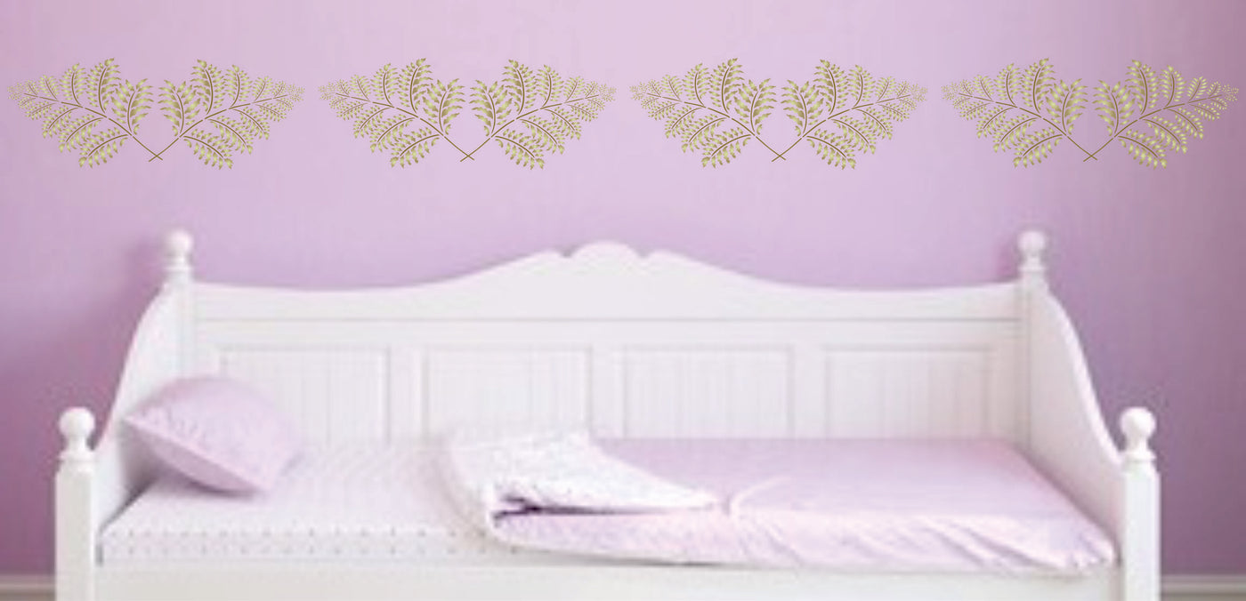 Fern Stencil - Classic Large Leaves Lady Ferns