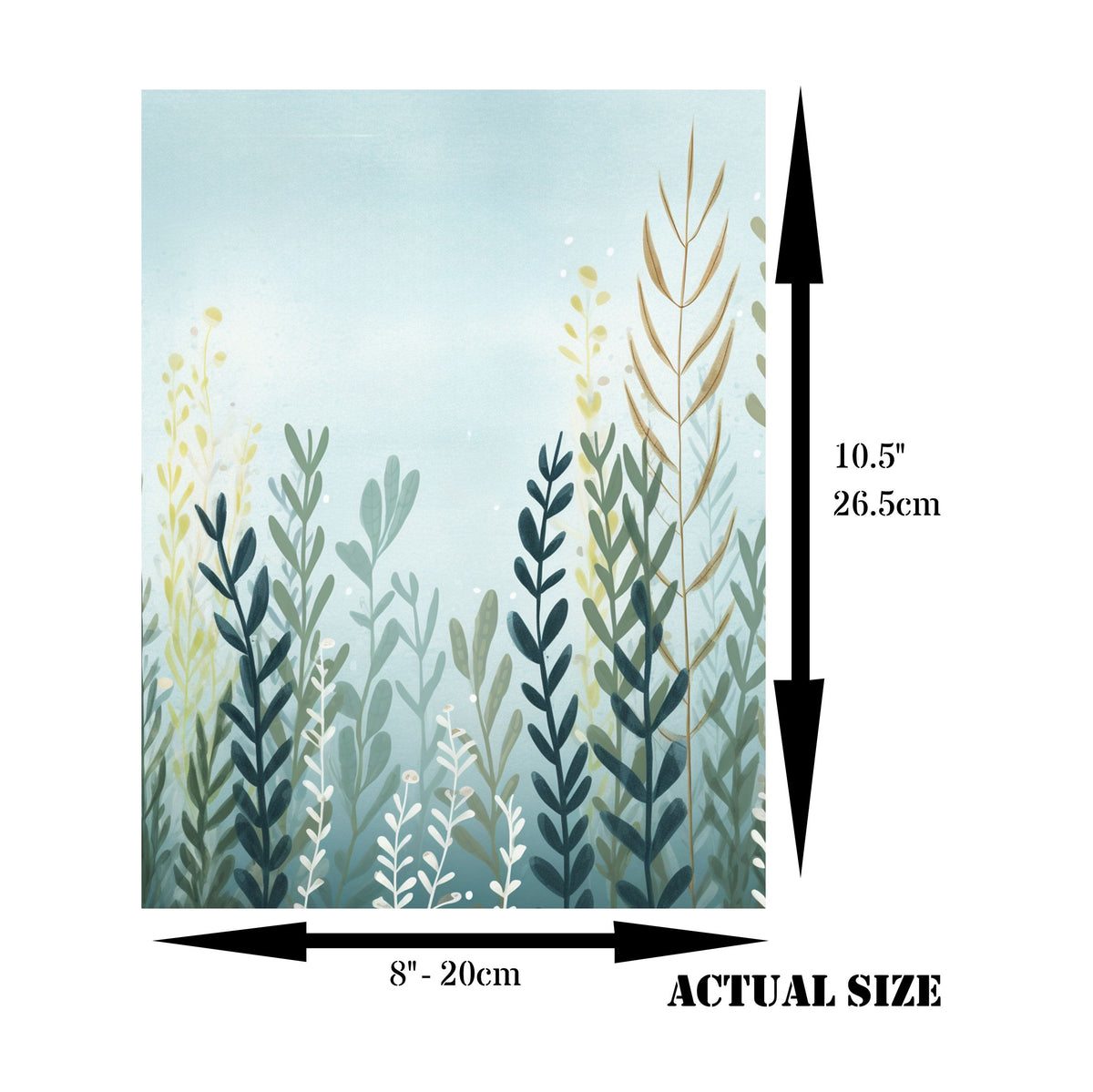 Nordic Ocean Rice Paper, 20 x 26,6cm (6pc) - 6 Designs for Scrapbooking Cards Crafts, Decoupage by CRAFT KREATIVELY