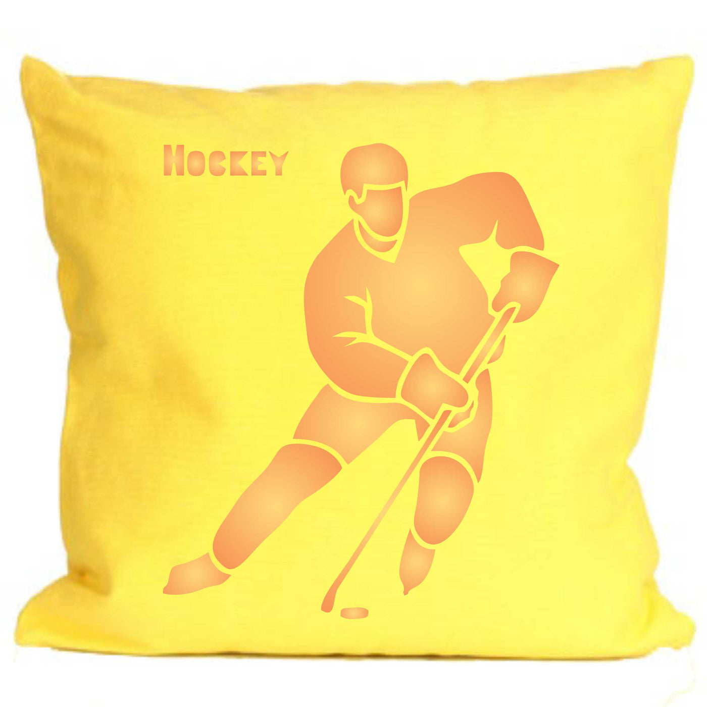 Hockey Stencil - Athlete Ice Hockey Player Stick Puck Word Quote