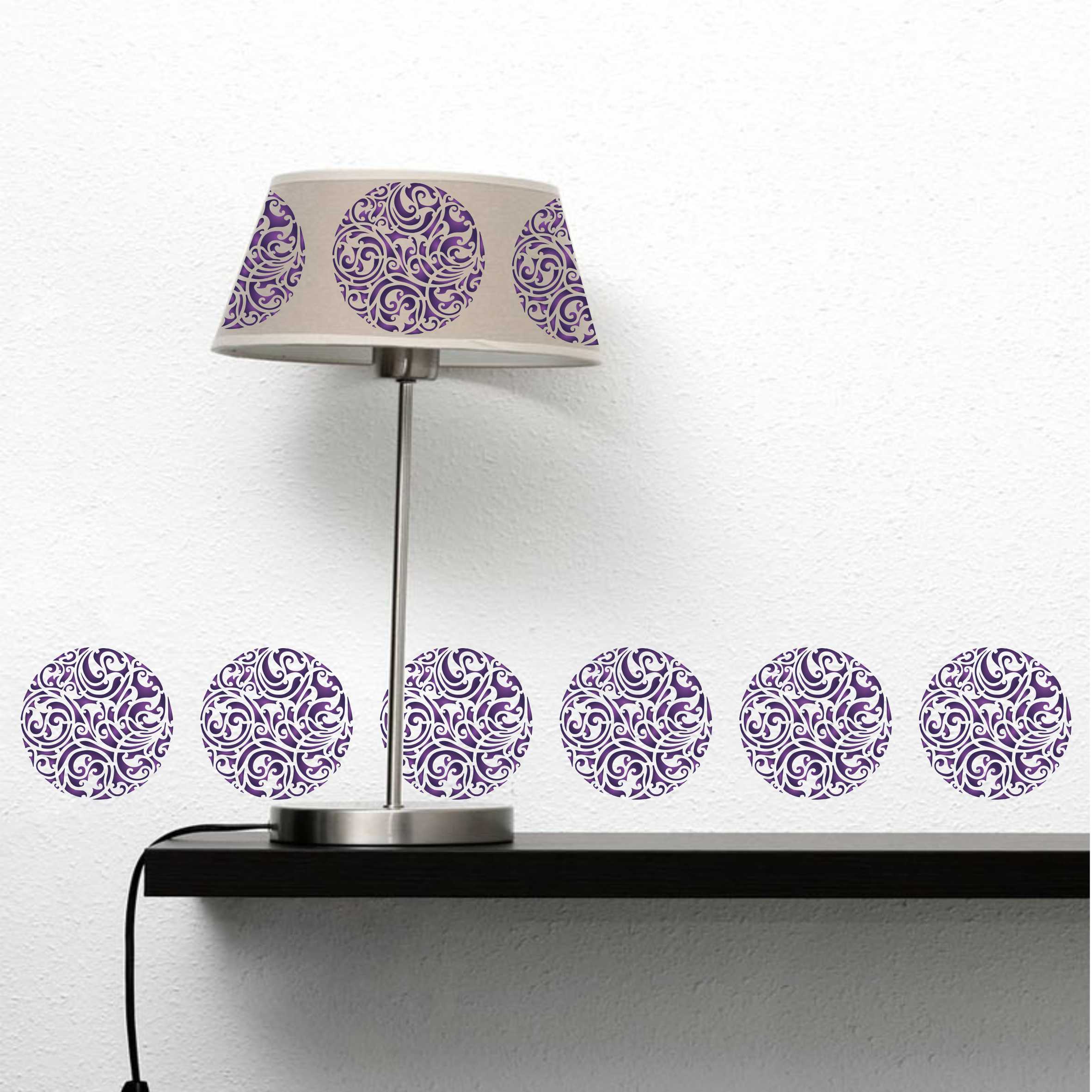 Nouveau Mandala Stencil - Art Nouveau Deco Jugenstil Accent