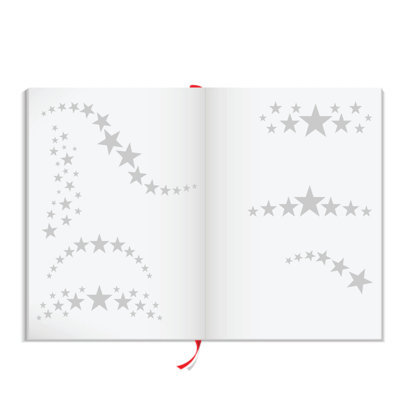 Pretty Stars Stencil - Reusable Mylar Design for Painting or Tracing