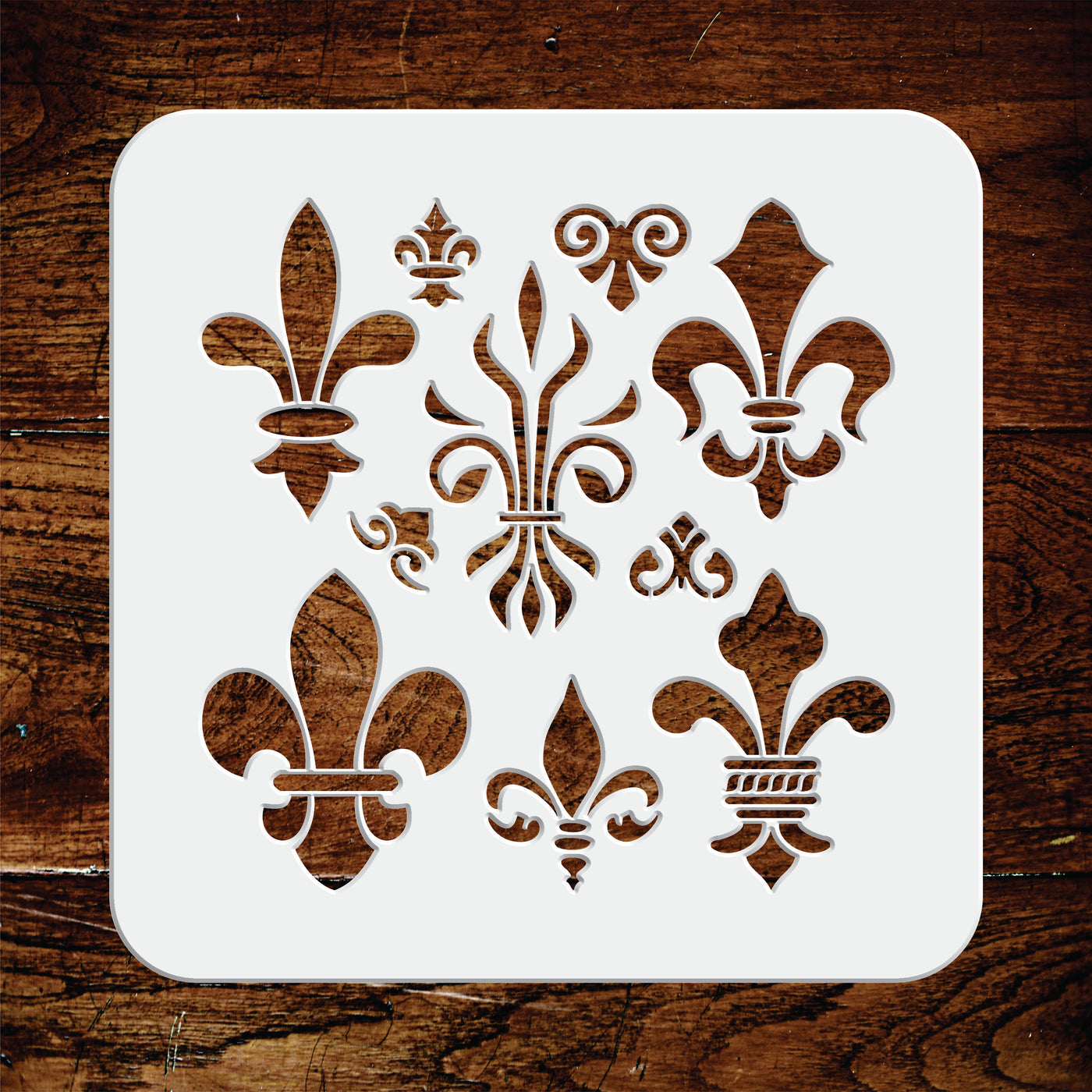 Fleur de Lis Stencil - Classic French Decor