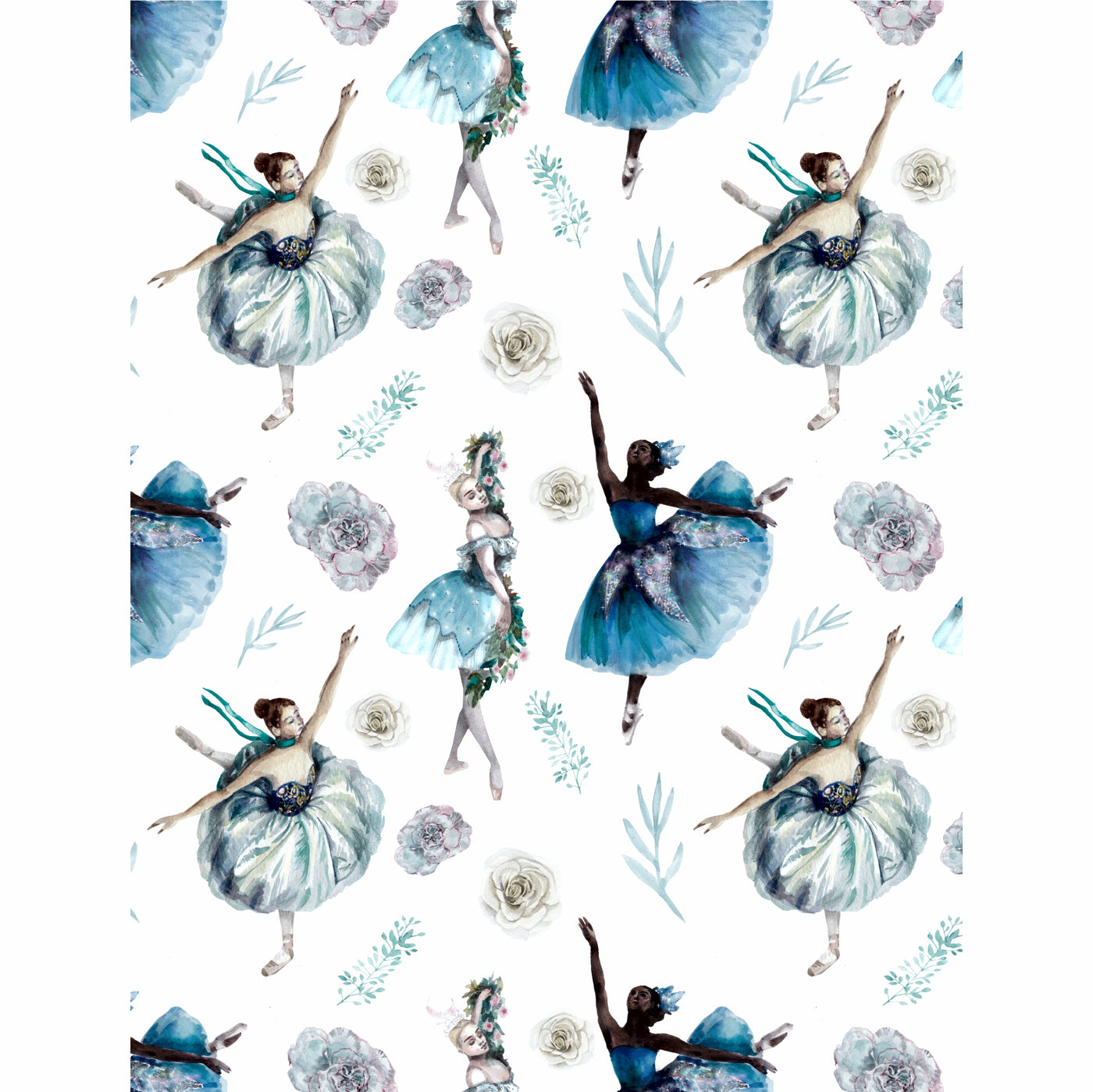 Ballet Theme Rice Paper- 6 x Different Printed Mulberry Paper Images 30gsm