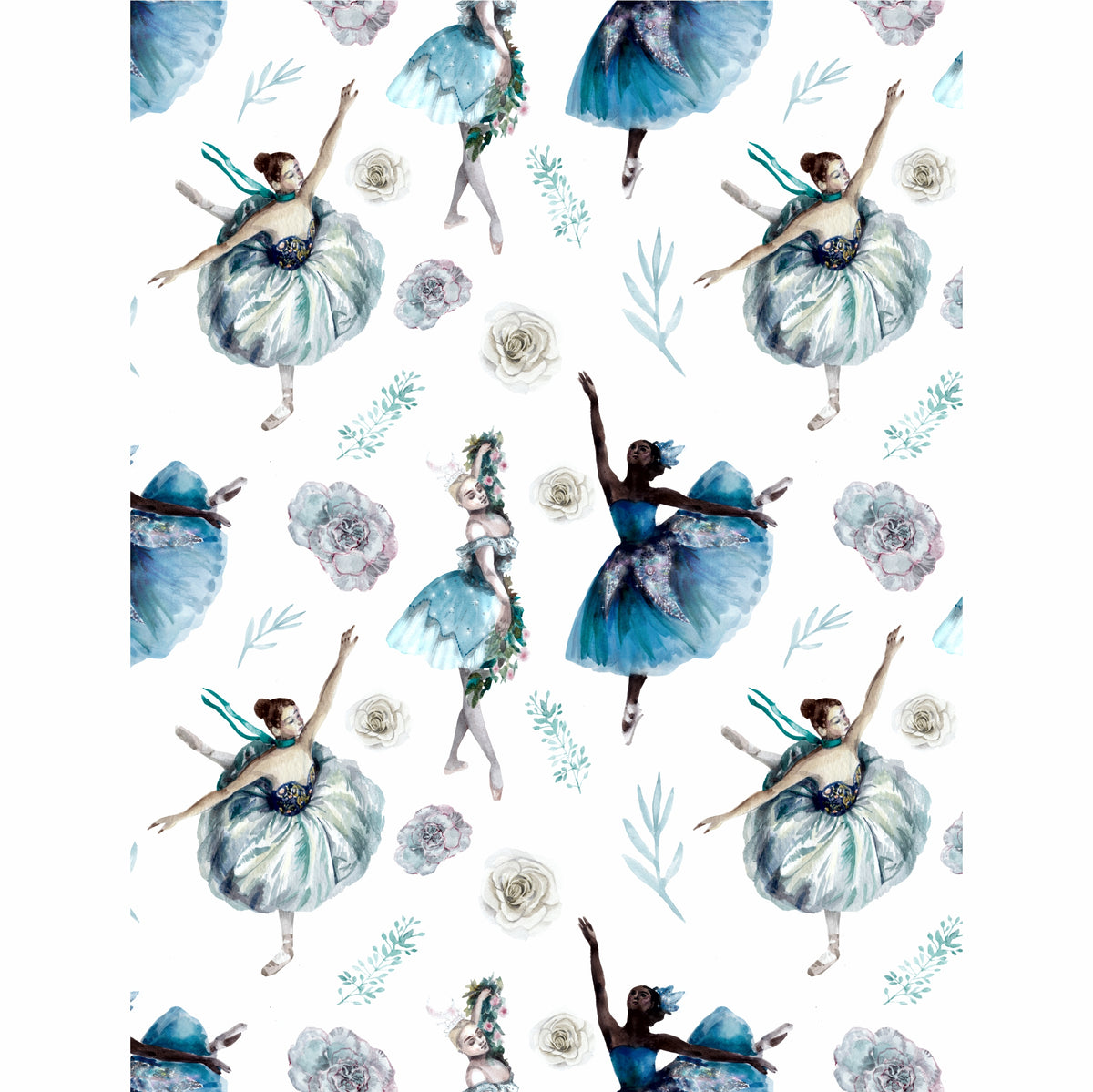 Ballet Theme Rice Paper- 6 x Different Printed Mulberry Paper Images 30gsm