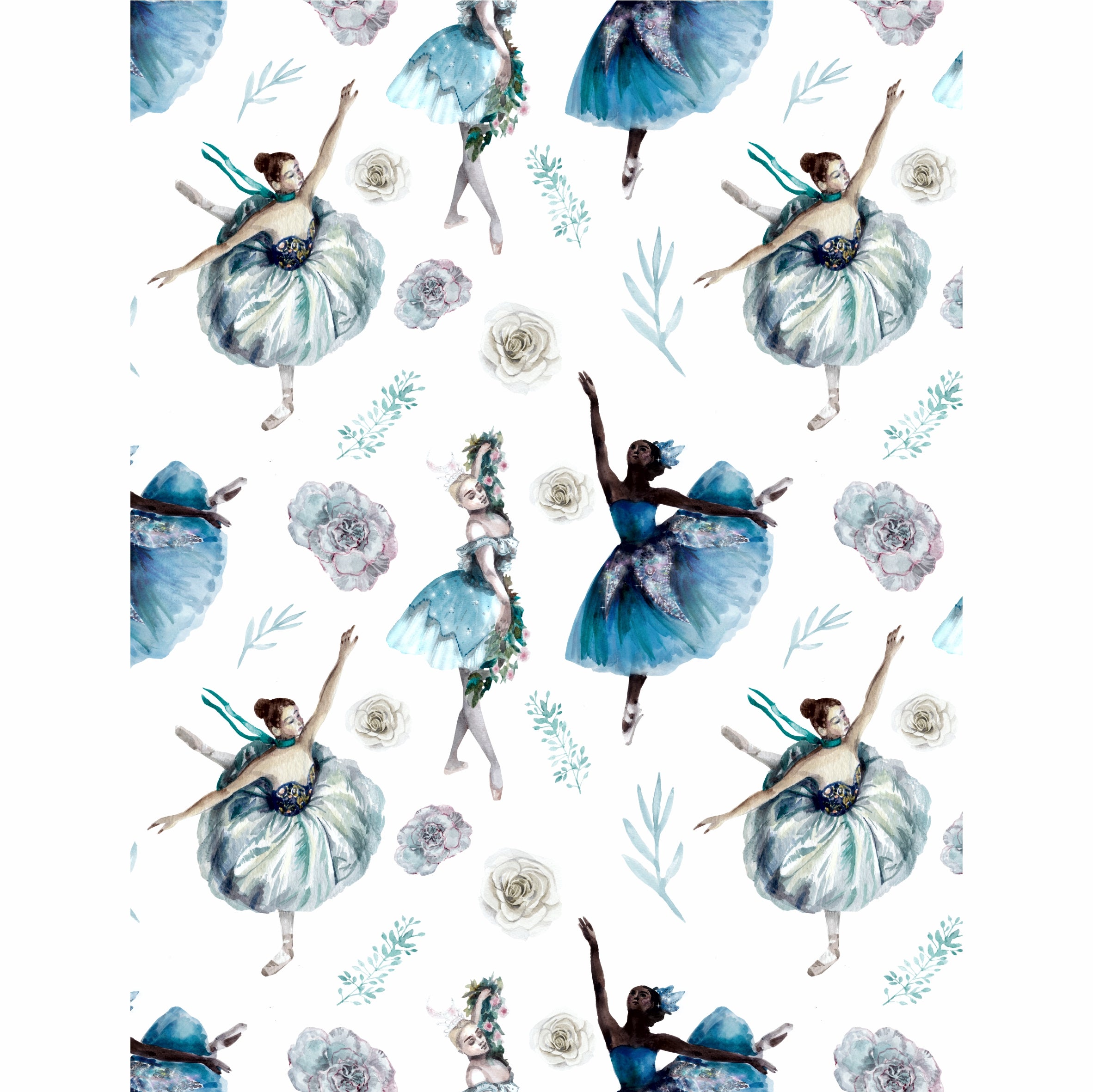 Ballet Theme Rice Paper- 6 x Different Printed Mulberry Paper Images 30gsm