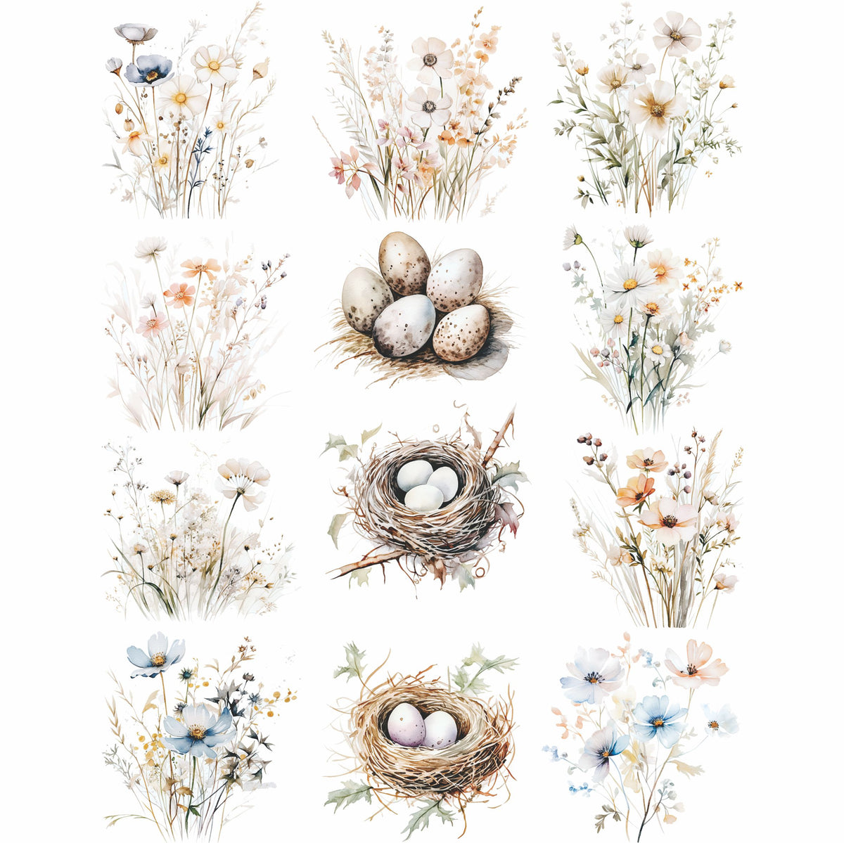 Animals Decoupage Rice Paper, 20.32 x 26.67 cm for Scrapbooking Cards Craft