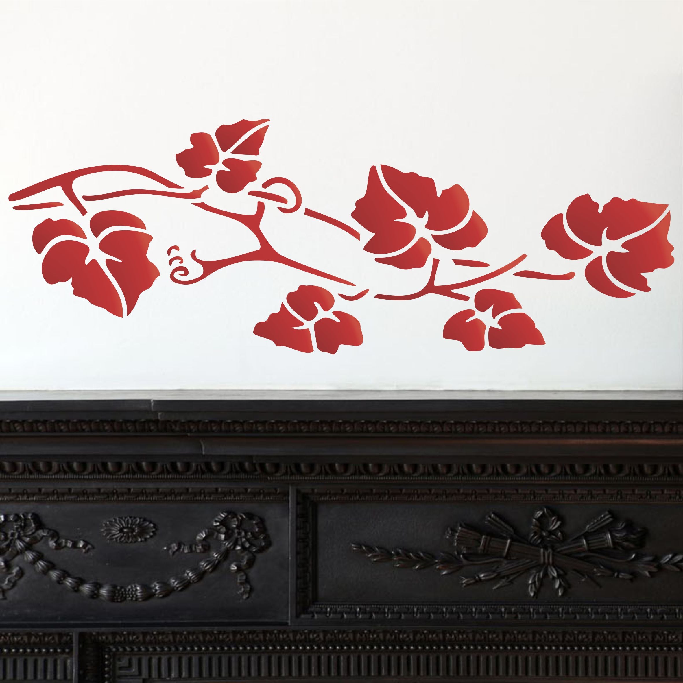 Vine Stencil - Classic Flower Border