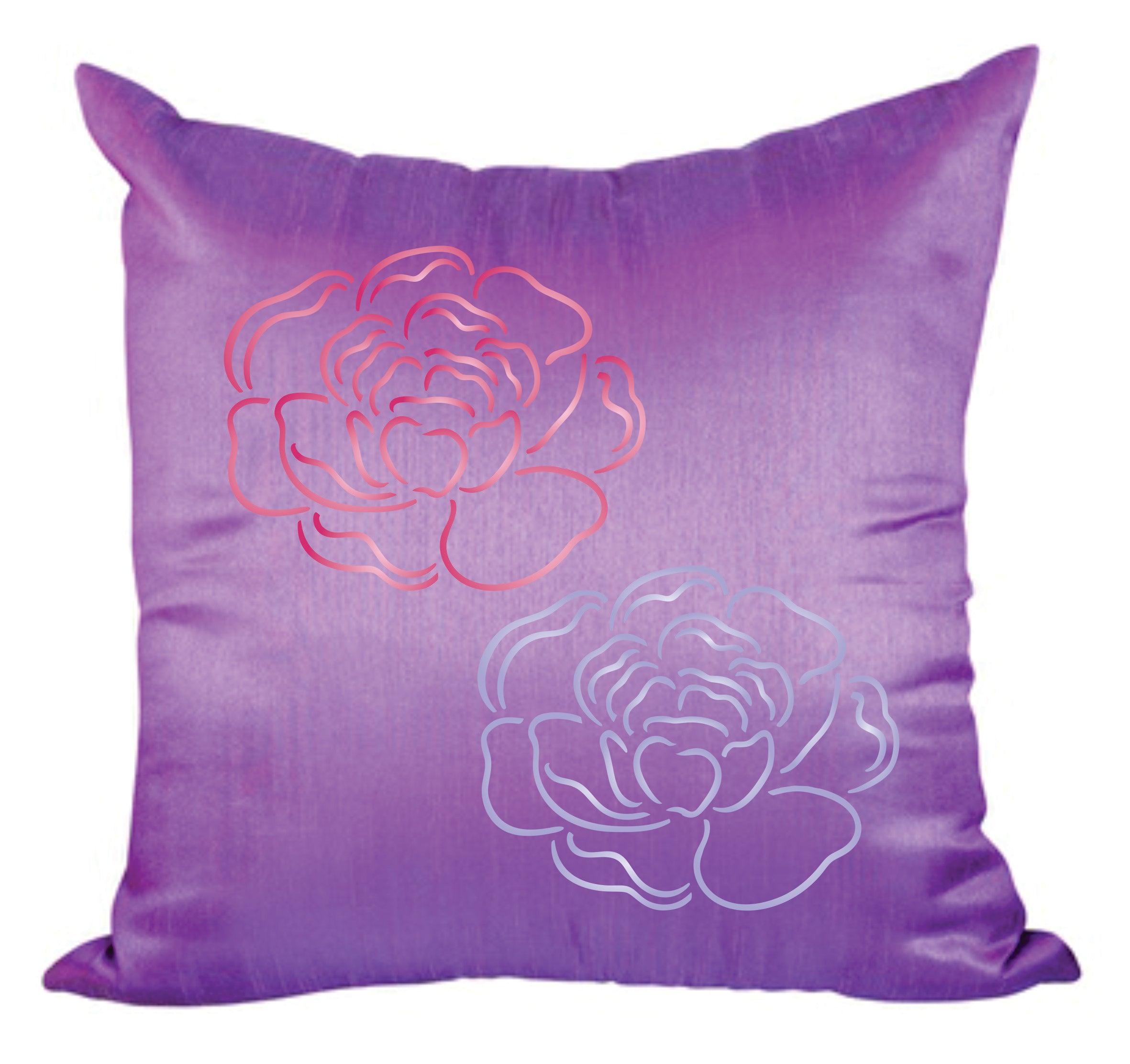 Peony Stencil - Large Flower Floral Peonies