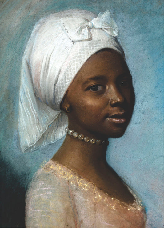 Young African Lady Rice Paper, 29.21 x 40.64 cm - for Decoupage Print Crafts