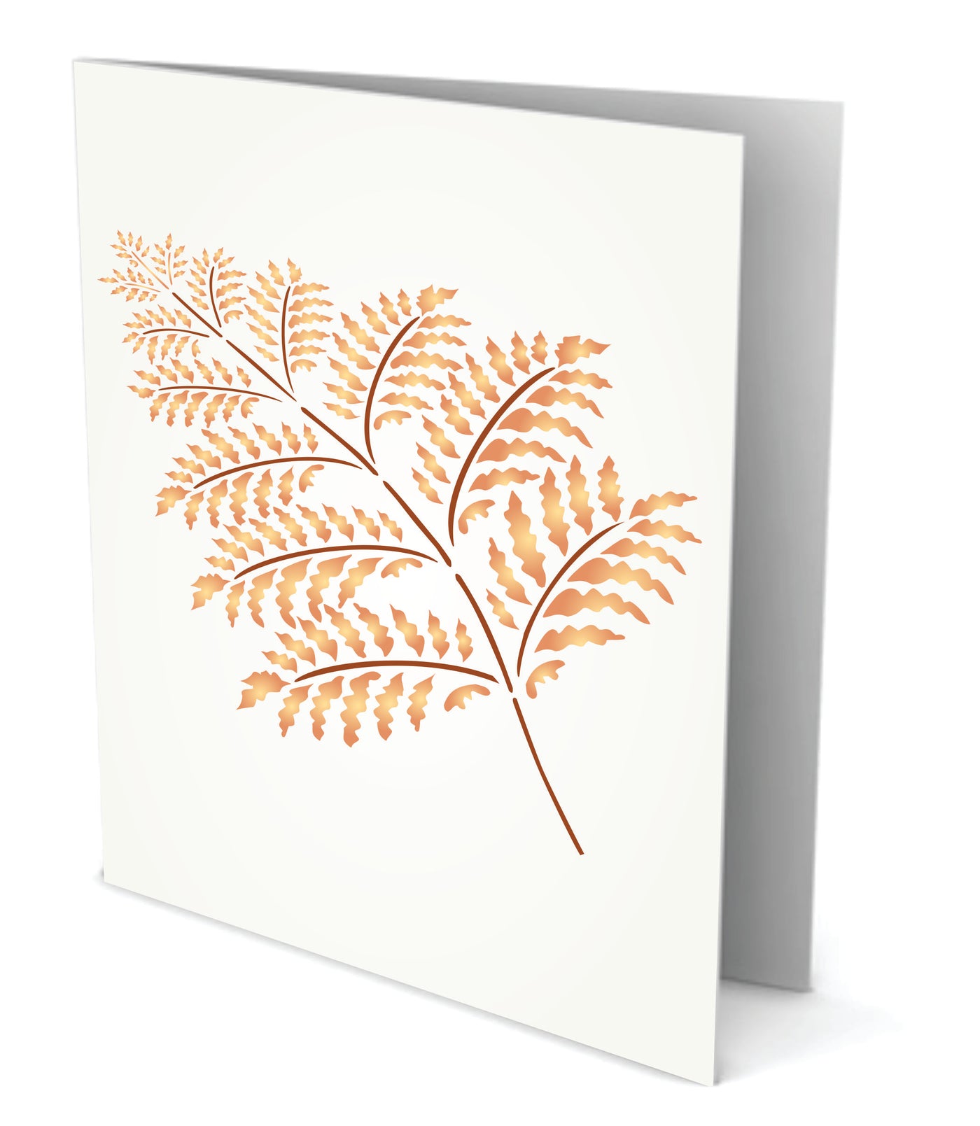 Fern Stencil - Classic Large Leaves Lady Ferns